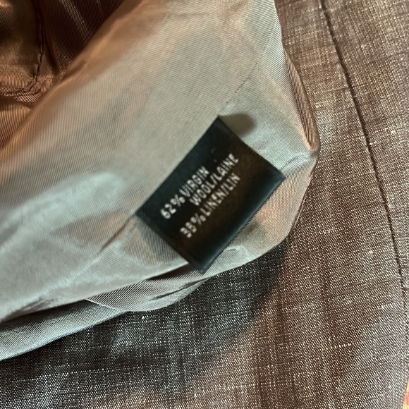 Lafayette 148 NY Size 12 Blazer Jacket Virgin Wool + Linen $488 NEWS - Picture 9 of 13